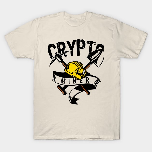 Crypto Miner Tools T-Shirt by Xeire